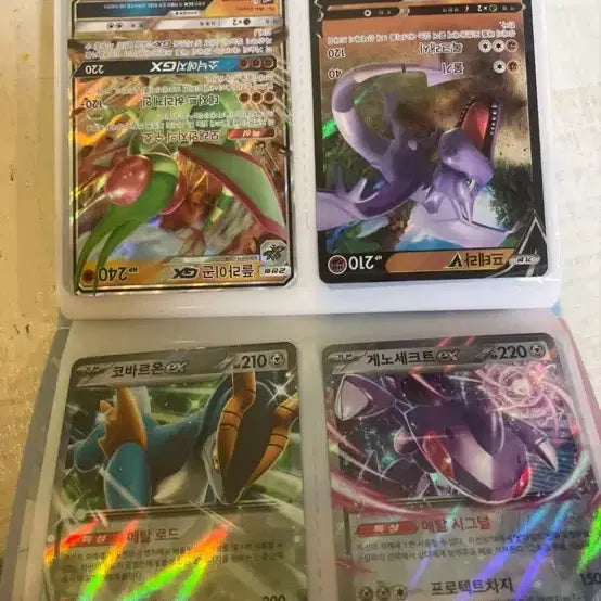 [BUNJANG] Pokemon Card Collection Book + Multiple Cards / 포켓몬카드 컬렉션북+카드 여러장