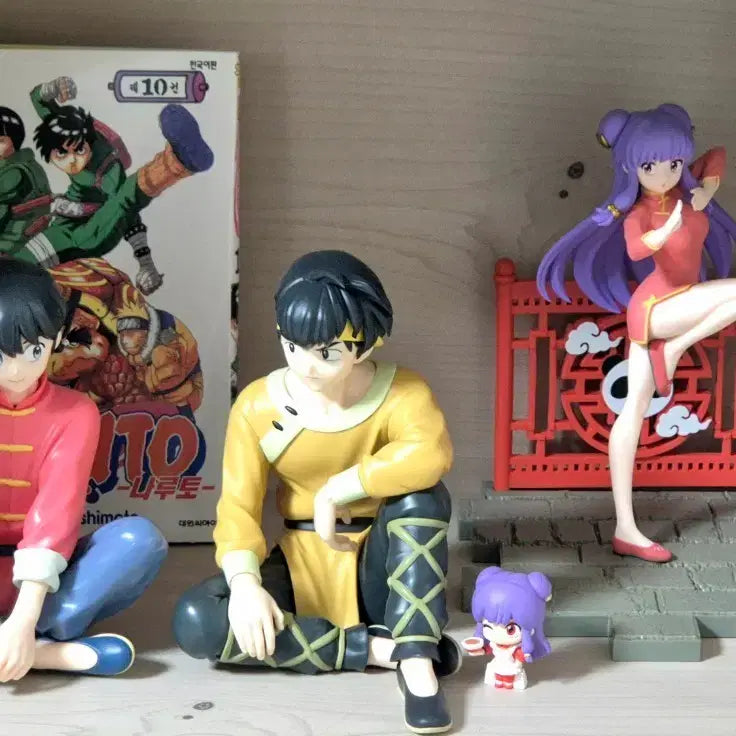 [BUNJANG] Ranma 1/2 Ryoga Shampoo Figure Set / 란마 1/2 란마 료가 샴푸 피규어