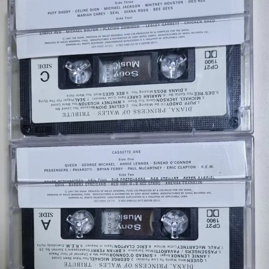 [BUNJANG] Princess Diana Tribute Cassette Tape / 다이애나 왕세자비 트리뷰트 2TAPE (카세트테이프)