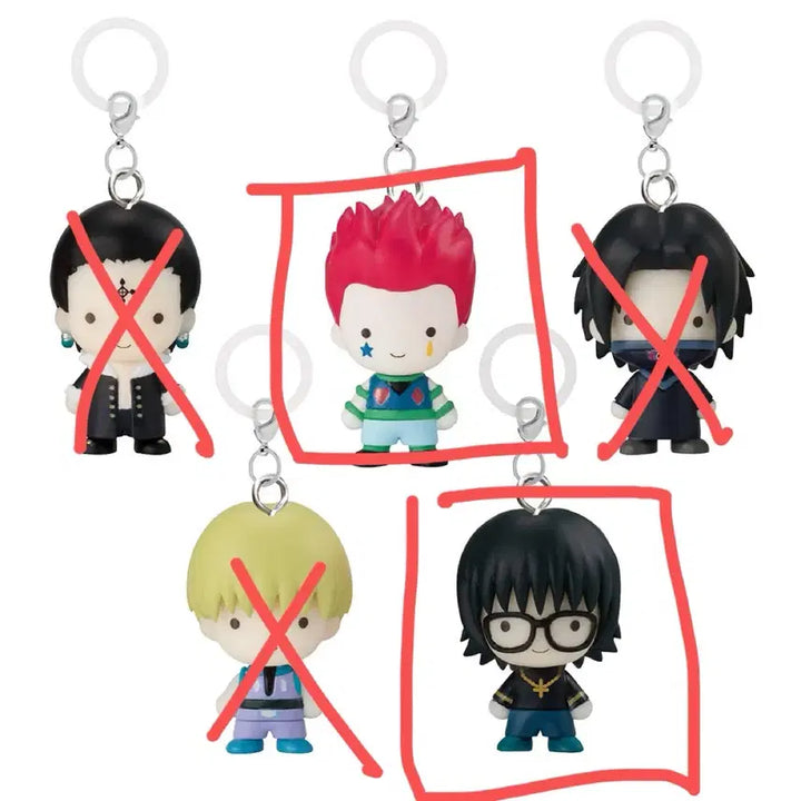 [BUNJANG] Hunter x Hunter Shizuku &amp; Hisoka Figure / 헌터x헌터 환영여단 메지루시 시즈크 , 히소카