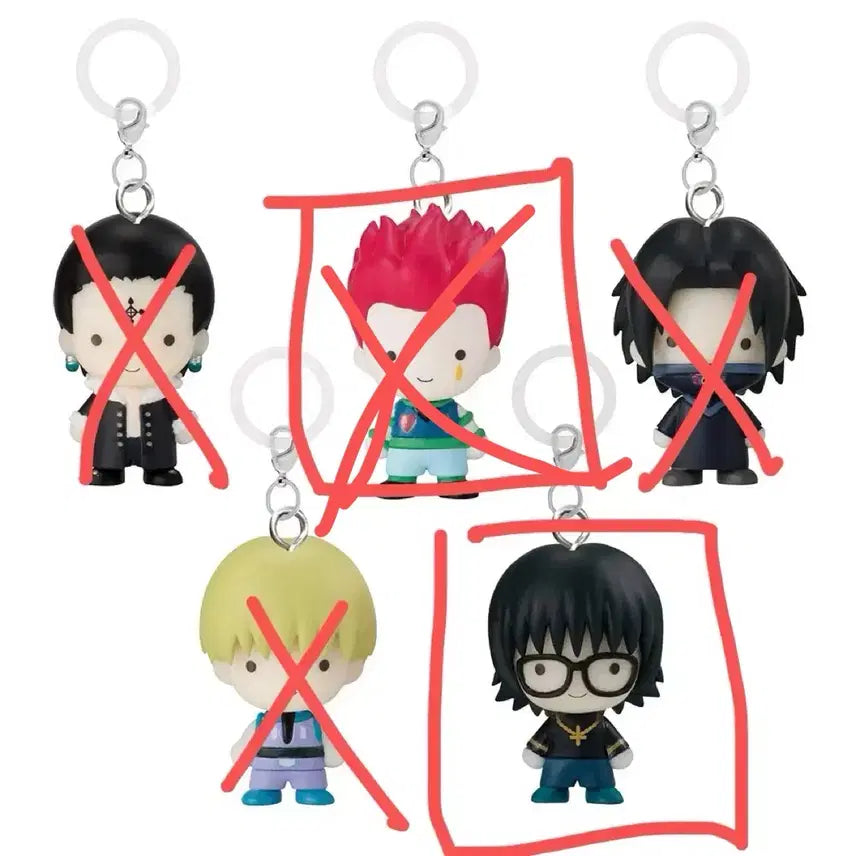 [BUNJANG] Hunter x Hunter Shizuku &amp; Hisoka Figure / 헌터x헌터 환영여단 메지루시 시즈크 , 히소카