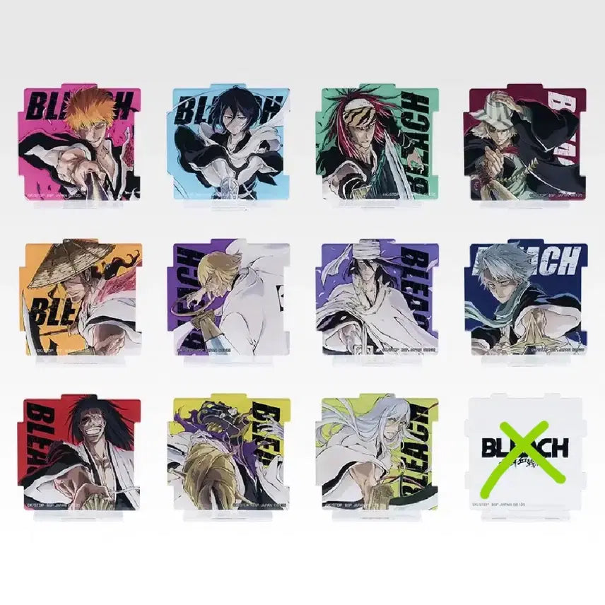 [BUNJANG] Bleach Ichigo, Shinji, Urahara, Rukia, Renji, Shunsui, Byakuya, Toshiro, Kenpachi, Mayuri, Ukitake F Prize Acrylic Stand Puzzle / 블리치 F상 아크릴 스탠드 퍼즐