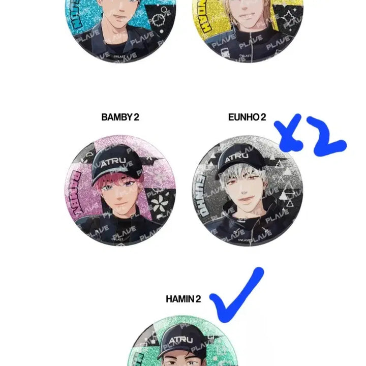 [BUNJANG] PLAVE Caligo Part 2 MD Can Badge / 플레이브 칼리고 파트투 MD 캔뱃지 교환