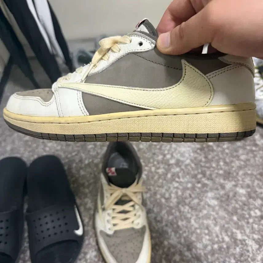 [BUNJANG] Nike Jordan 1 Low Travis Scott Reverse Mocha / [265] 나이키 조던1 로우 스캇 리버스 모카