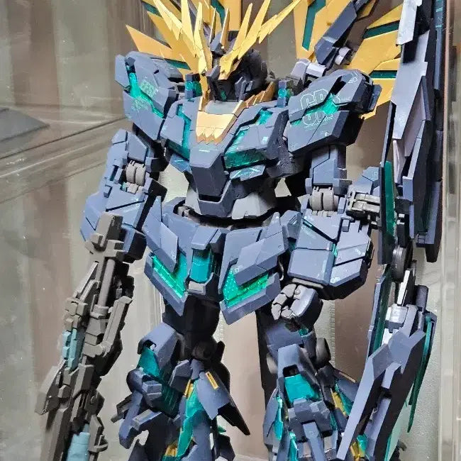 [BUNJANG] PG Banshee Final Battle Decal Matte Completed Model Kit with Bandai LED / pg 밴시 최종결전 데칼 무광 조립 완성품+반다이 led