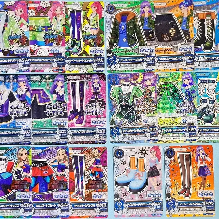 [BUNJANG] Aikatsu! Japanese Trading Cards: Rira, Sumire, Rin, Seira / 아이엠스타 아이카츠 일판 카드 리라 스미레 린 세라 세이라