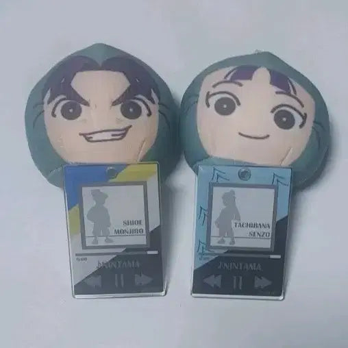 [BUNJANG] Nintama 6 Nin Monjuro &amp; Senzo Manju Acrylic Keyring Bundle Set / 닌타마 6닌 6이 (몬지로 센조) 만쥬 아크릴키링 일괄