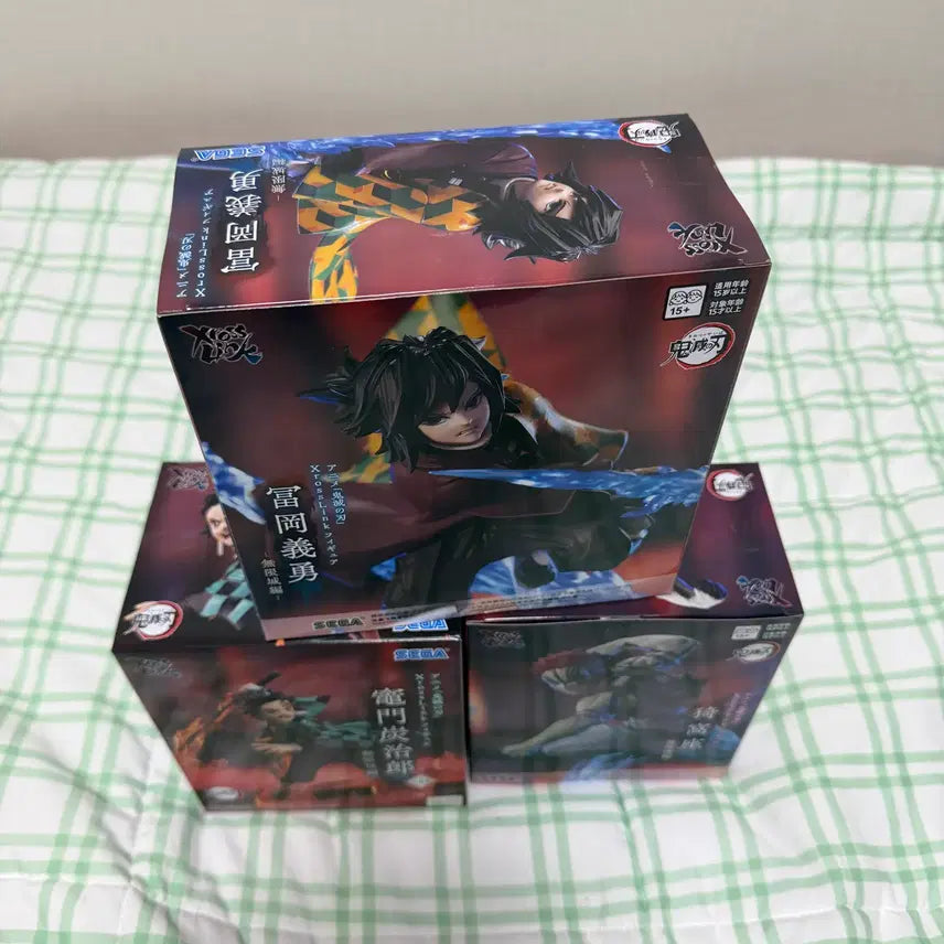 [BUNJANG] SEGA Demon Slayer XrossLink Tanjiro/Giyu/Akaza 3-Figure Set (Sealed) / 미개봉) 세가 귀멸의 칼날 XrossLink 3종 (탄지로/기유/아카자)