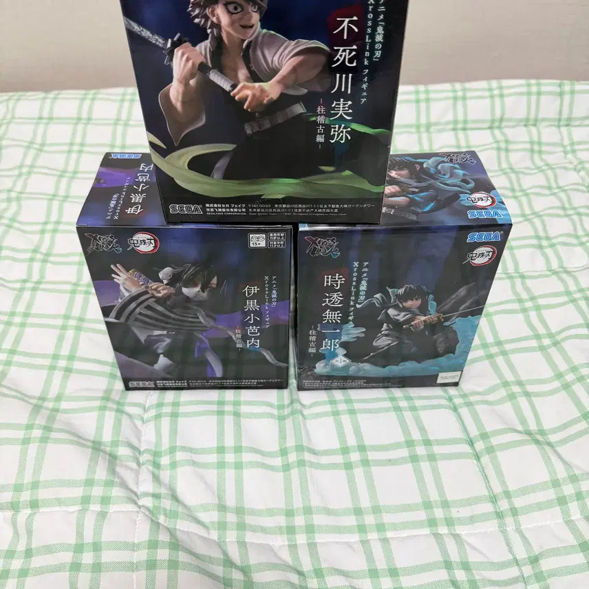 [BUNJANG] Sega Demon Slayer XrossLink Figure Set (3 Types: Muichiro/Sanemi/Iguro) / 미개봉) 세가 귀멸의 칼날 3종(무이치로/사네미/이구)