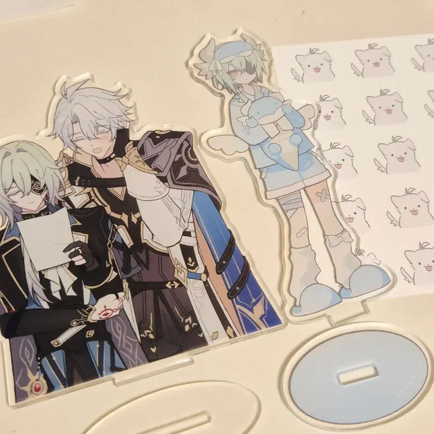 [BUNJANG] Honkai: Star Rail Paimon Anax Acrylic Pinon Sticker Bundle Set / 붕괴스타레일 파이낙사 아낙사 아크릴 파이논 스티커 일괄