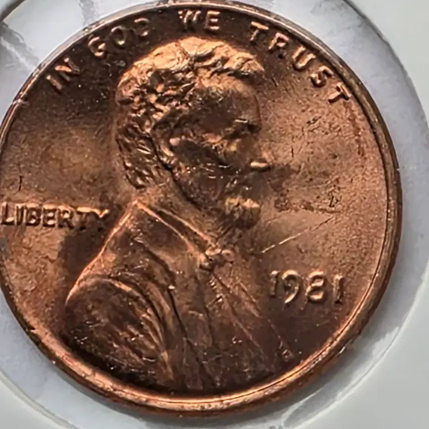 [BUNJANG] 1981 Lincoln Cent Philadelphia Mint Uncirculated Penny / 링컨 1센트 1981년도 미사용 필라델피아 페니