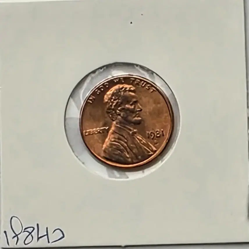 [BUNJANG] 1981-D Lincoln Cent Penny (Uncirculated, Denver) / 링컨 1센트 1981_D 년도 미사용 덴버 페니