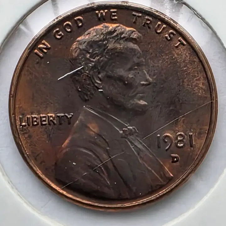[BUNJANG] 1981-D Lincoln Cent Denver Penny (Uncirculated) / 링컨 1센트 1981_D 년도 미사용 덴버 페니