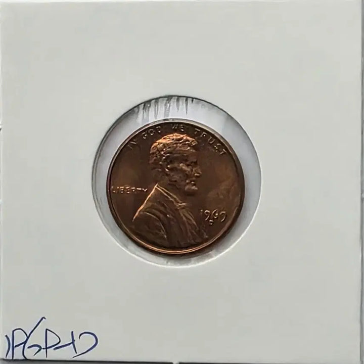 [BUNJANG] 1969-D Lincoln Cent Uncirculated Denver Penny / 링컨 1센트 1969_D 년도 미사용 덴버 페니