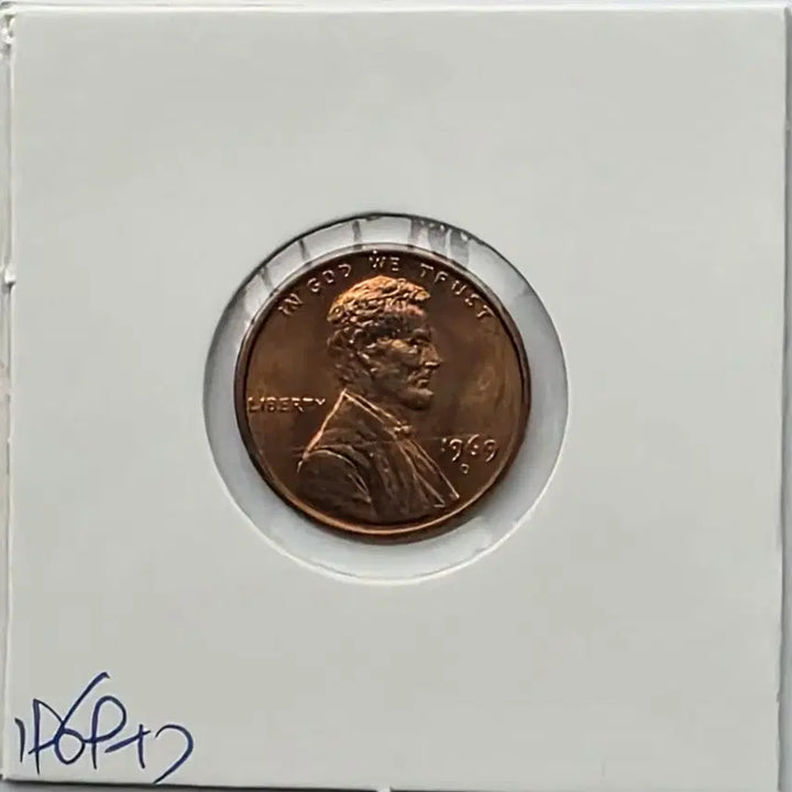 [BUNJANG] 1969-D Lincoln Cent Uncirculated Denver Penny / 링컨 1센트 1969_D 년도 미사용 덴버 페니