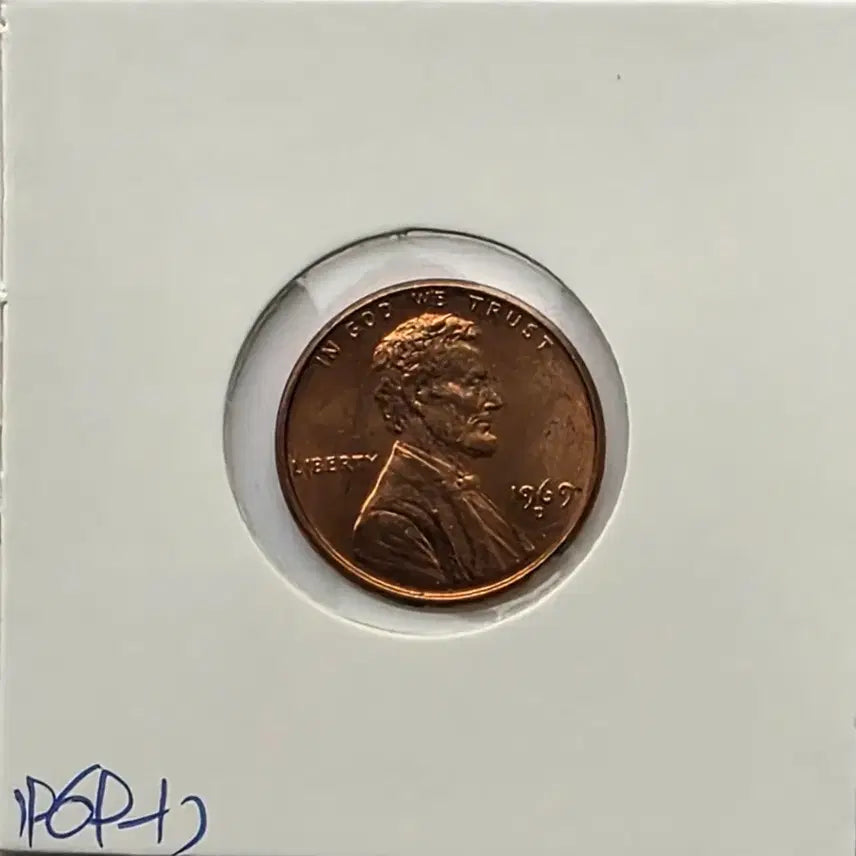 [BUNJANG] 1969-D Lincoln Cent Denver Mint Uncirculated Penny / 링컨 1센트 1969_D 년도 미사용 덴버 페니