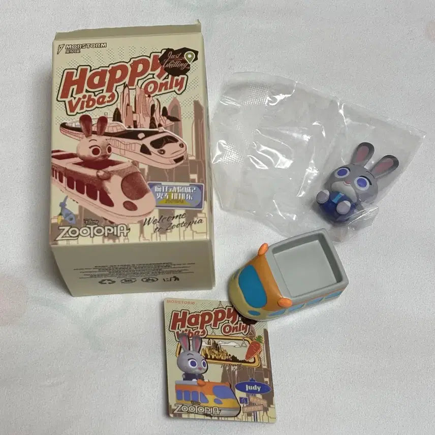 [BUNJANG] Zootopia Judy Hopps Train Figure / 주토피아 기차 주디