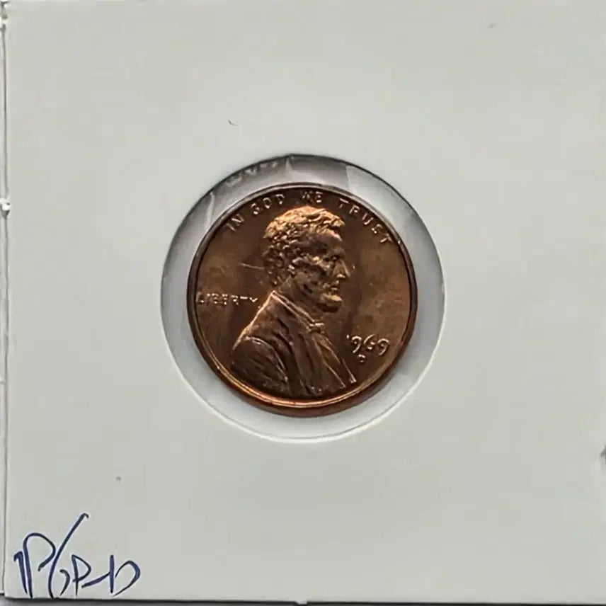 [BUNJANG] 1969-D Lincoln Cent Uncirculated Denver Penny / 링컨 1센트 1969_D 년도 미사용 덴버 페니