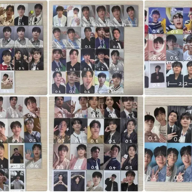 [BUNJANG] DAY6 Wonpil Bundle Set Photocard / [일괄] 데이식스 원필 포토카드 사진+피어텐윙크+베레모원필+다이스원필