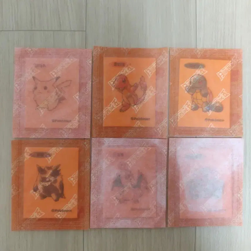 [BUNJANG] Pokemon Artwork Sealed Stickers / 포켓몬 아트워크 미개봉 띠부씰