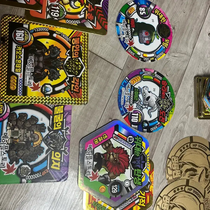 [BUNJANG] MapleStory &amp; Yu-Gi-Oh! TCG Sealed Game Cards Bundle Set / 급처!) 메이플스토리 딱지+유희왕 딱지 S급 특가 일괄