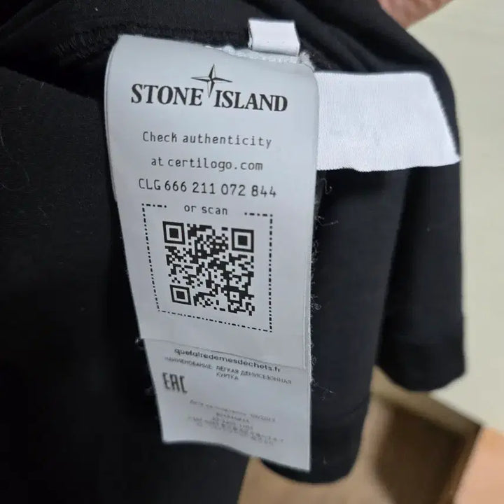 [BUNJANG] Stone Island Cotton Overshirt Black L / [24SS / L] 스톤아일랜드 코튼 오버셔츠
