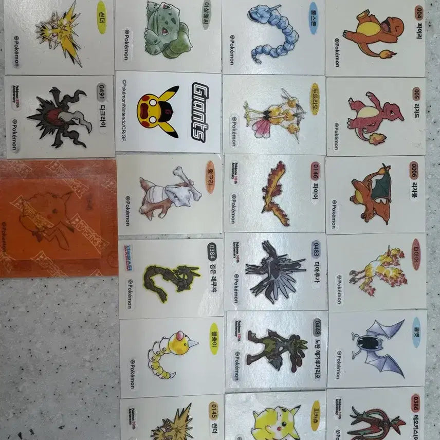 [BUNJANG] Assorted Pokemon Stickers / 포켓몬 띠부띠부실
