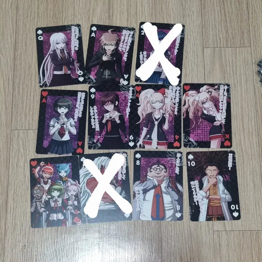 [BUNJANG] Danganronpa Victormap Kirigiri Naegi Enoshima Set / 무인.절절소 일괄)단간론파빅트럼프 키리기리나에기에노시마쥰코