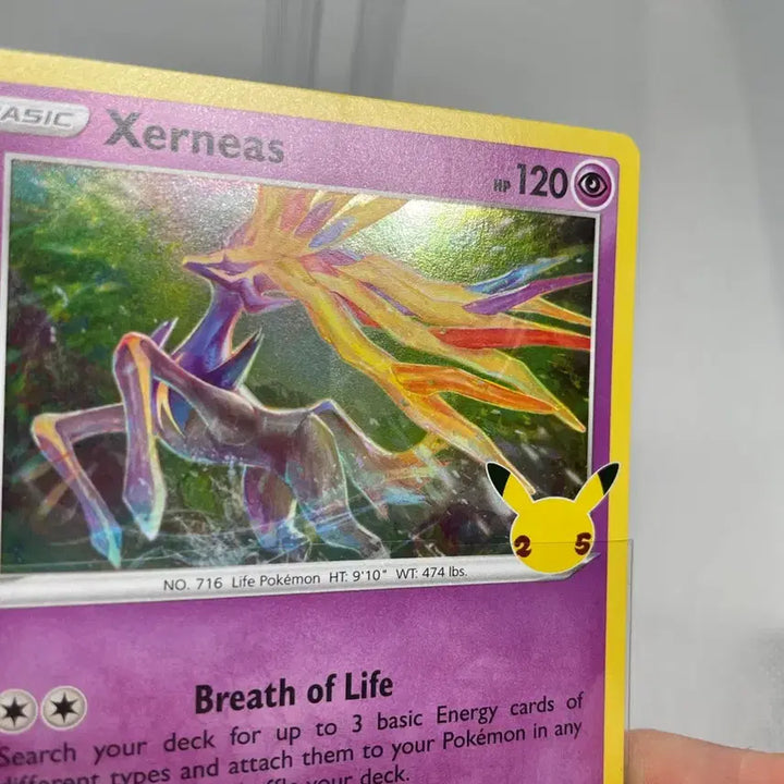 [BUNJANG] Pokemon Card Xerneas Holo 25th Anniversary North American Edition English Version / 25주년 북미판 제르네아스 홀로카드 영판 포켓몬카드
