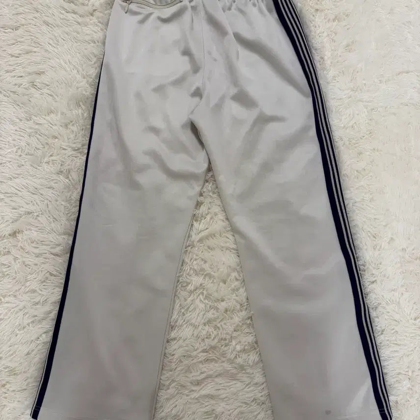 [BUNJANG] Needles Straight Track Pants Poly Smooth Ice White M / 니들스 스트레이트 트랙 팬츠 폴리 스무스 아이스 화이트 M