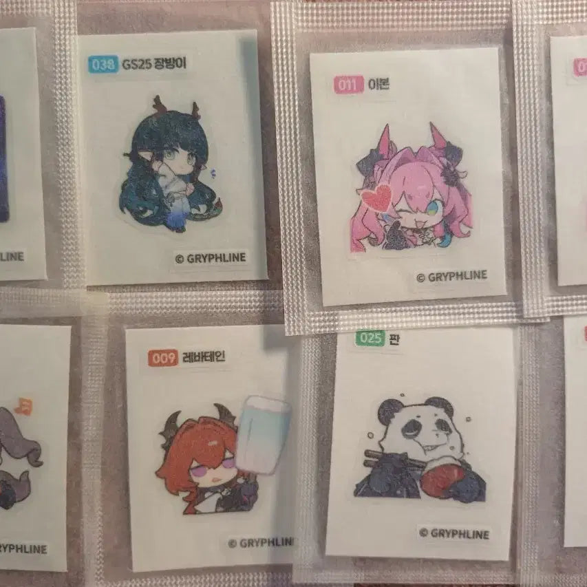[BUNJANG] Endfield GS25 Collaboration Sticker Bundle Set / 엔드필드GS25 콜라보 띠부씰 일괄 판매합니다