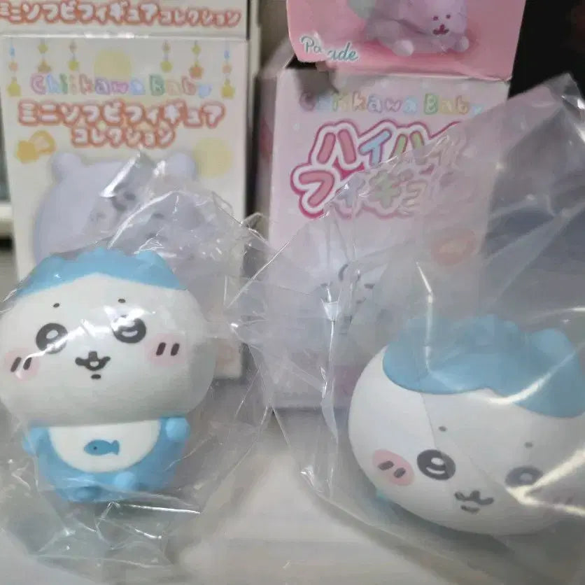 [BUNJANG] Chiikawa Baby Soft Vinyl Figures Bundle Set (Hachiware) / 먼작귀 치이카와 베이비 소프비 엉금엉금 피규어 하치와레 일괄
