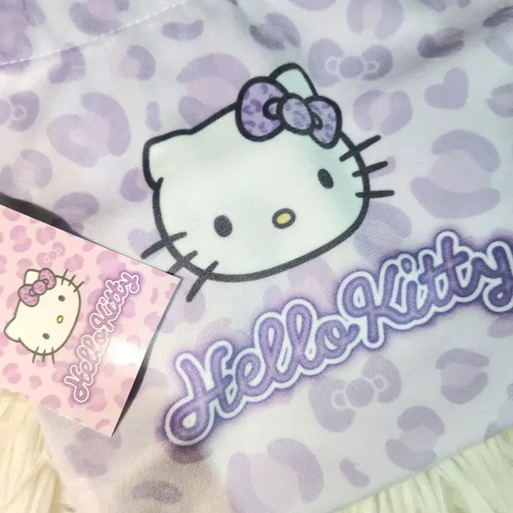 [BUNJANG] Hello Kitty Milky Face Collaboration Drawstring Pouch (Unused) / [미사용] 헬로키티 복조리 파우치 키티 스트링 파우치 (오늘만 마지막)