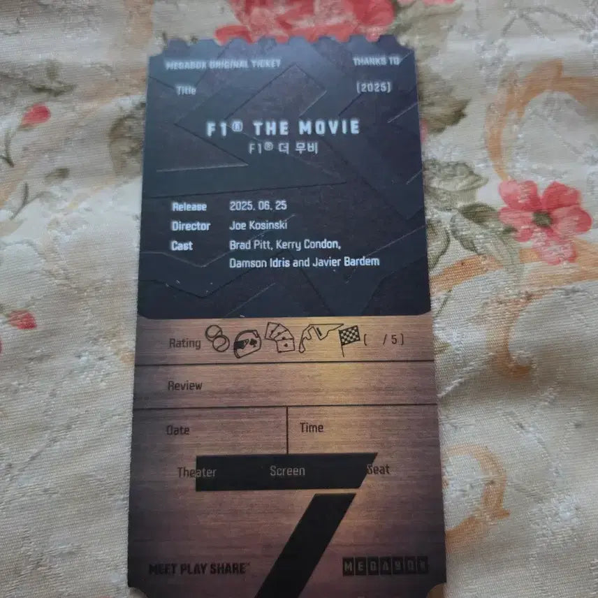 [BUNJANG] Formula 1 Original Ticket / F1 오리지널 티켓