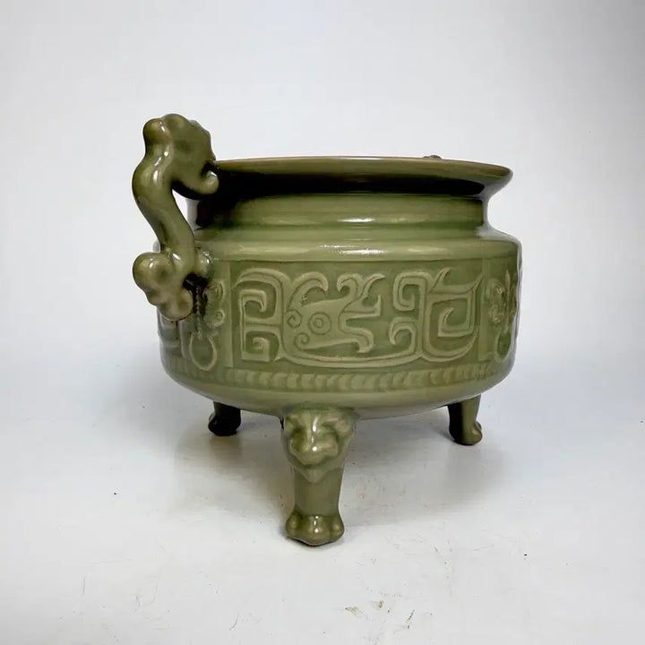 [BUNJANG] Woryo Relief Tripod Incense Burner / 월요 양각 삼족양이향로