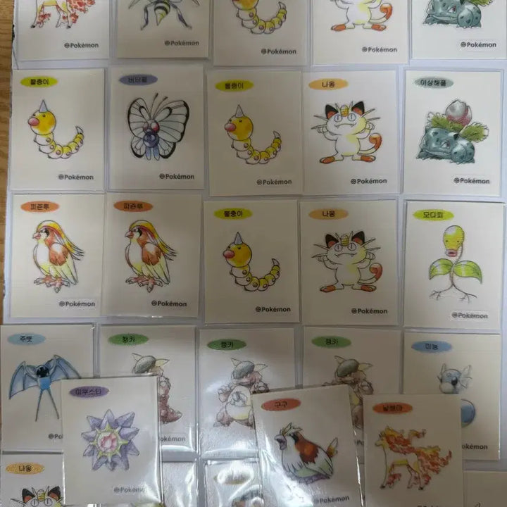 [BUNJANG] Pokemon Artwork Tteobusal (Sticker) / 포켓몬 아트워크 띠부씰 교환/판매