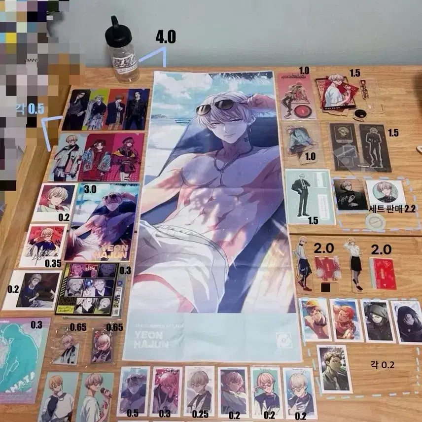 [BUNJANG] Paralife Yeon Hajun Merchandise Bundle Set / 일괄) 탈덕처분 파라라이 연하준 위주 굿즈 대량