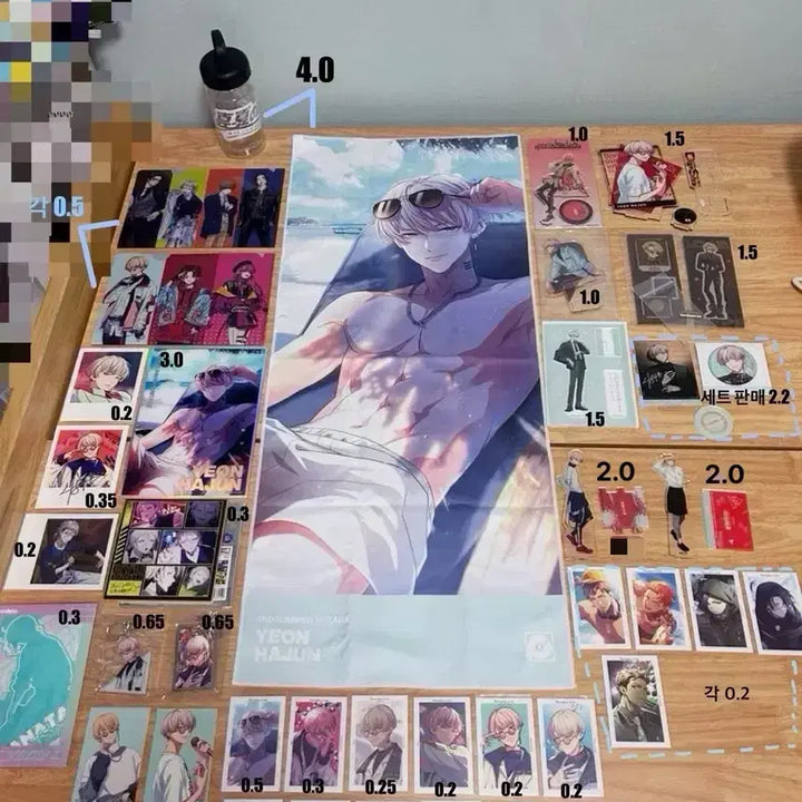 [BUNJANG] Paralife Yeon Hajun Merchandise Bundle Set / 일괄) 탈덕처분 파라라이 연하준 위주 굿즈 대량