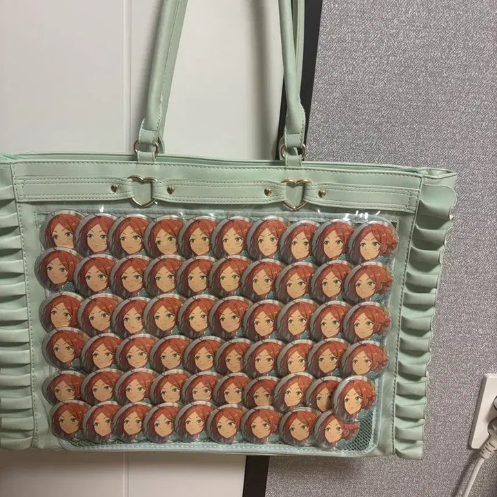 [BUNJANG] Ensemble Stars Aoi Yuta A3 Ita Bag with 59 Badges / 앙스타 아오이 유우타 A3 이타백