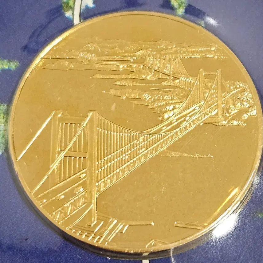 [BUNJANG] Franklin Mint Seto Ohashi Bridge Opening Commemorative Medal &amp; First Day Cover Set / 일본세토대교 기념메달 및 초일봉투세트