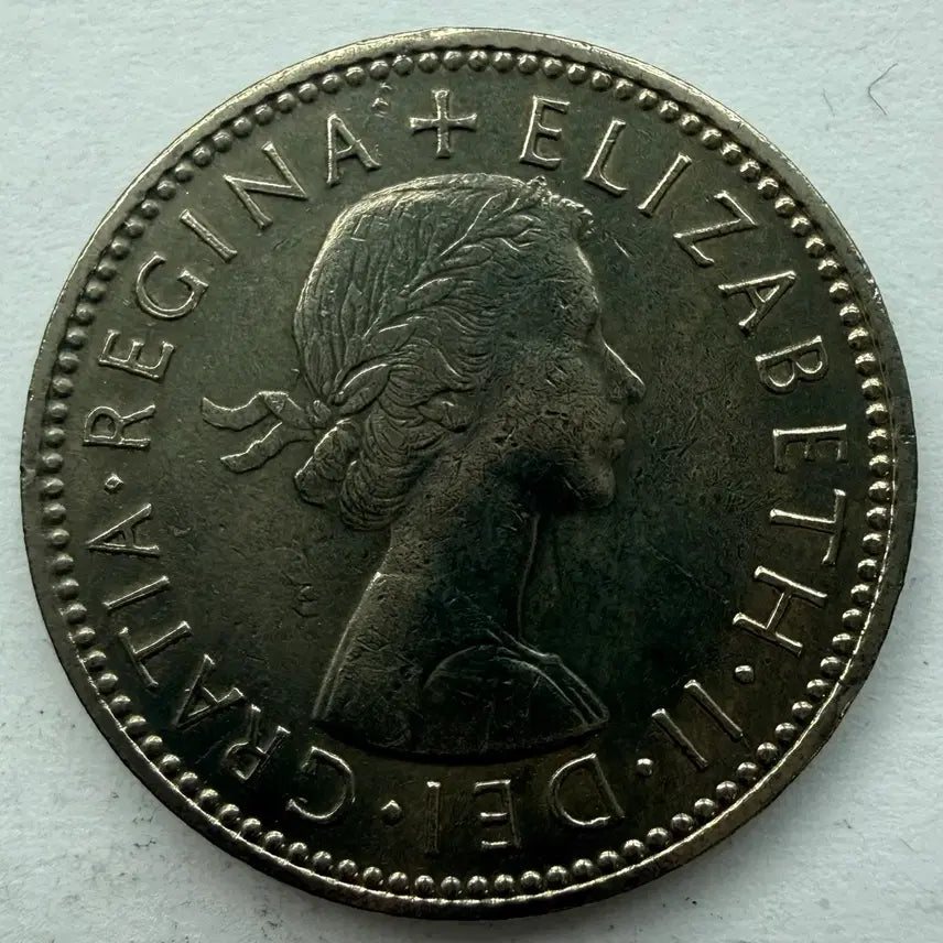 [BUNJANG] 1957 British One Shilling Coin / 1957년 영국 1실링 동전 S3442