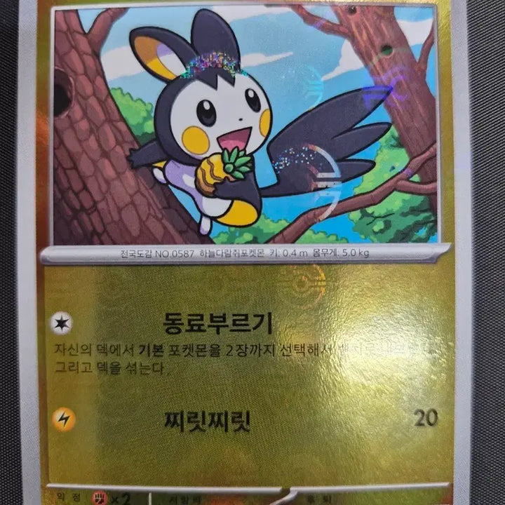 [BUNJANG] Emonga + Monster Ball Photocard / [S급] 에몽가 몬스터볼 +탑로더 보관