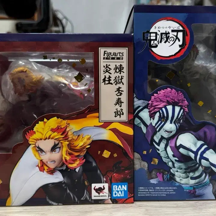 [BUNJANG] Demon Slayer Arts Character DX - Kyojuro Rengoku &amp; Akaza Bundle / 귀멸의 칼날 아츠제로 렌고쿠 &amp; 아카자 일괄판매