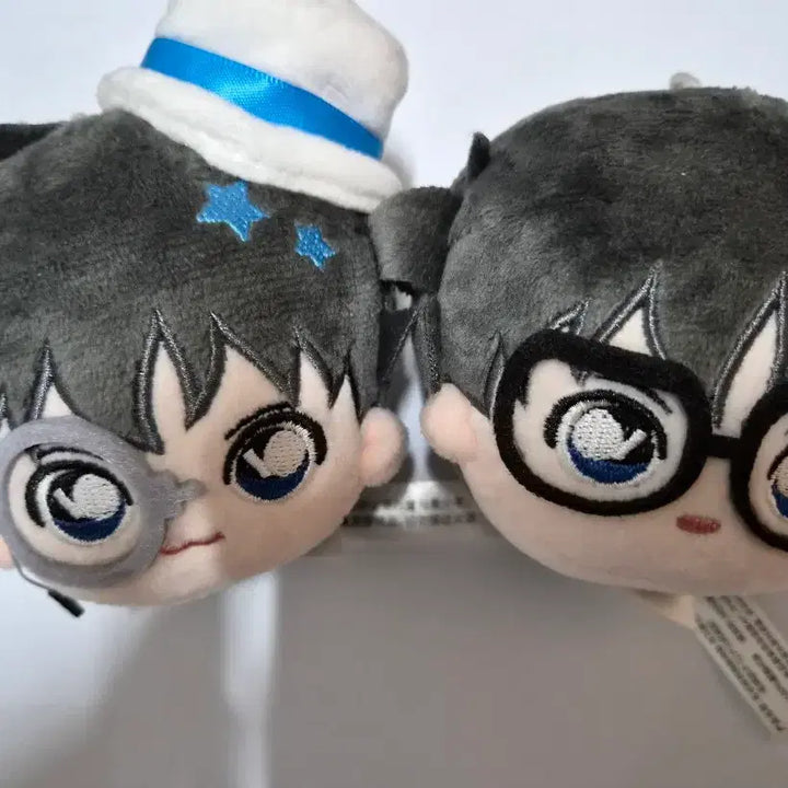 [BUNJANG] Detective Conan Phantom Kid &amp; Conan Mochi Mascot Plush Set / 일괄) 명탐정 코난 괴도키드 코난 경단 모찌 마스코트 인형 누이