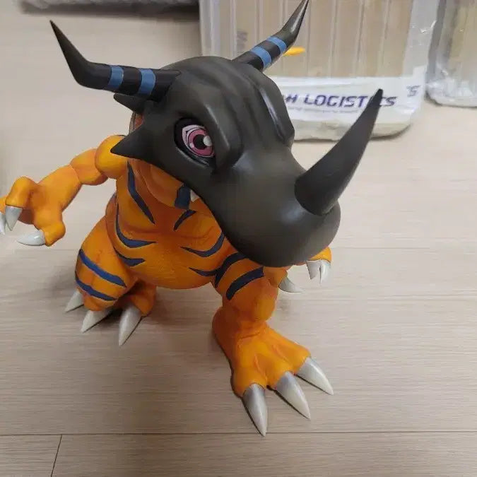 [BUNJANG] Miman Digimon Greymon &amp; Agumon Resin Statue / 디지몬 레진 miman 그레이몬 아구몬