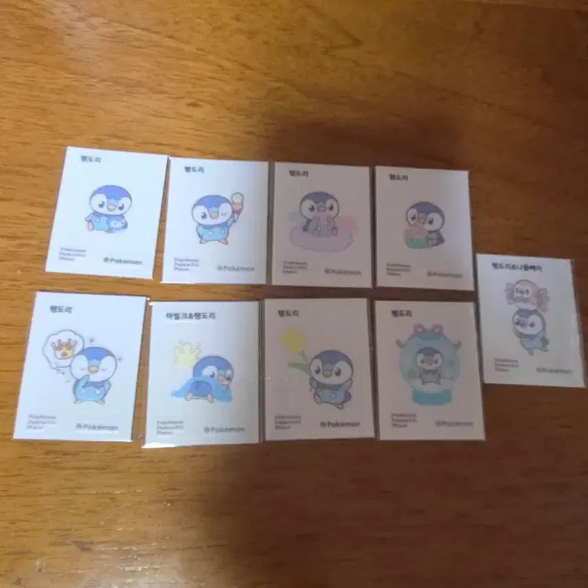 [BUNJANG] Pokemon Piece Teddiursa Sticker Bundle / 포켓몬 피스 팽도리 띠부씰