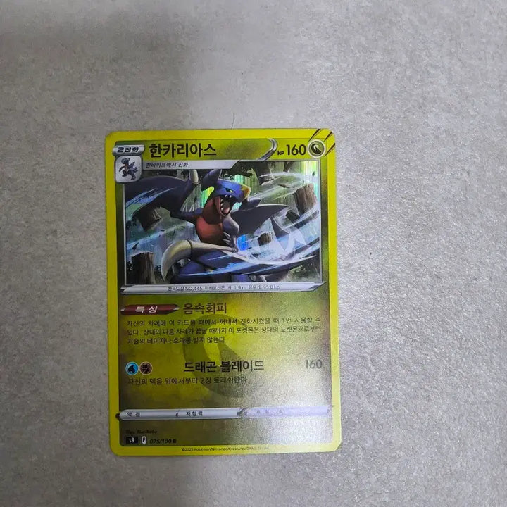 [BUNJANG] Garchomp R Card / 한카리아스 R카드
