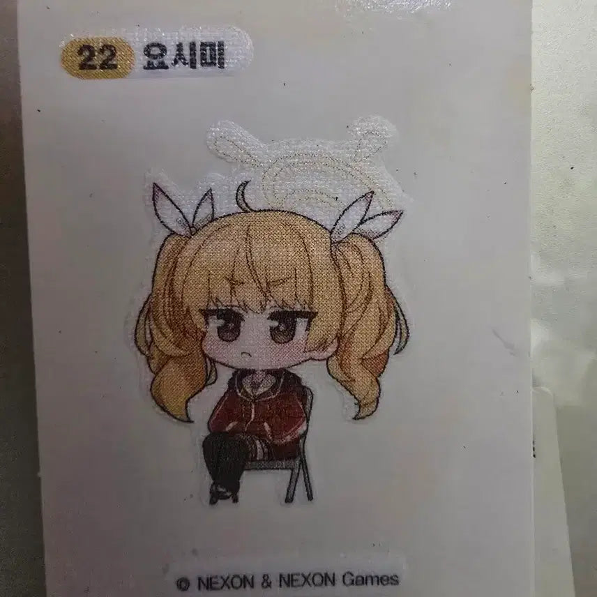[BUNJANG] Blue Archive Sticker Set (17 pcs) / 블루아카이브 띠부씰 17개