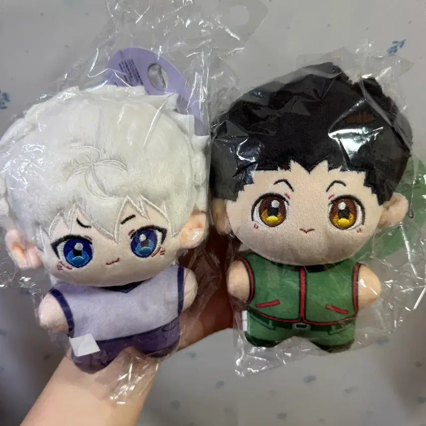 [BUNJANG] Hunter x Hunter Gon &amp; Killua Plush Dolls Set / 헌터헌터 봉제인형 누이 곤 키르아