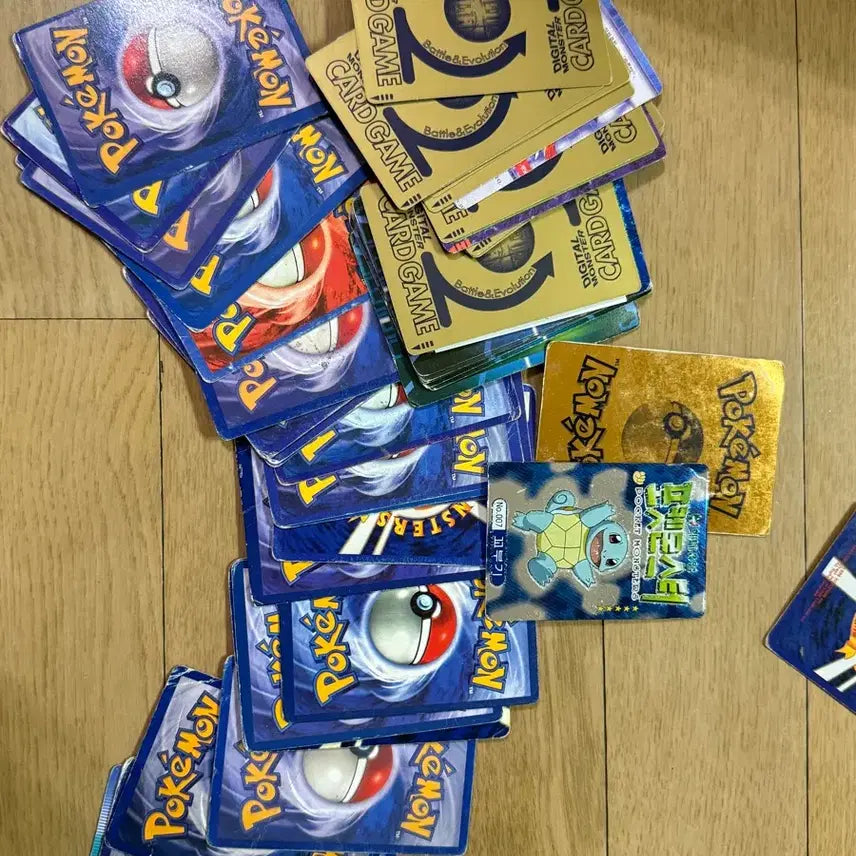 [BUNJANG] Pokemon &amp; Digimon Character Card Bundle Set / 포켓몬 디지몬 카드
